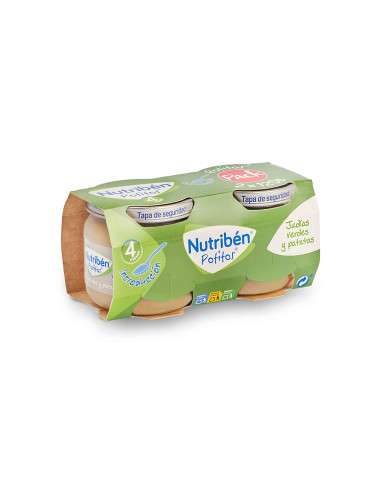 NUTRIBEN POTITO INICIO A LAS VERDURAS JUDIAS VERDES PATATAS 2 ENVASES 120 G