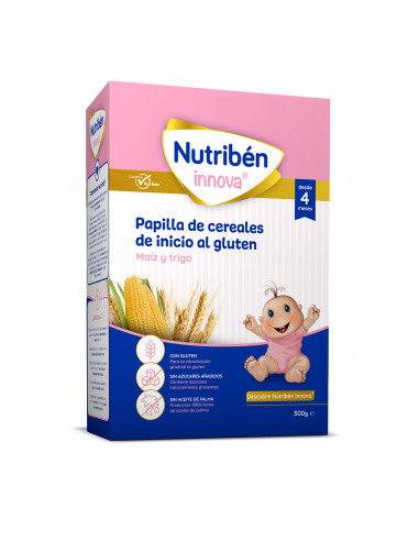 NUTRIBEN INNOVA CEREALES DE INICIO AL GLUTEN 1 ENVASE 300 G