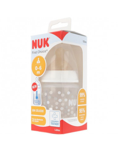 NUK BIBERON 0 BPA PP LATEX FIRST CHOICE 1M 150 C
