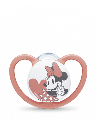 CHUPETE SILICONA NUK SPACE MICKEY 0 - 6 MESES 2 UNIDADES NIÑA