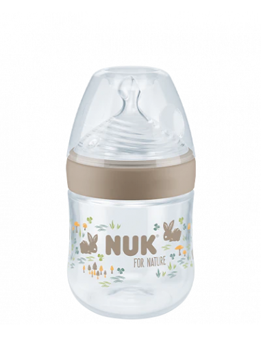 NUK BIBERON SILICONA NATURE TALLA M 260 ML