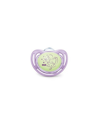 NUK CHUPETE SILICONA FREESTYLE NIGHT 0-6 M 1 U