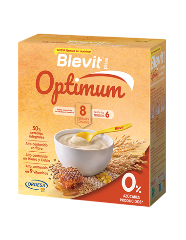 BLEVIT PLUS OPTIMUM 8 CEREALES MIEL 1 ENVASE 400