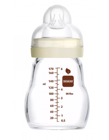 BIBERON CRISTAL MAM FEEL GOOD +0 MESES 1 UNIDAD N 170 ML